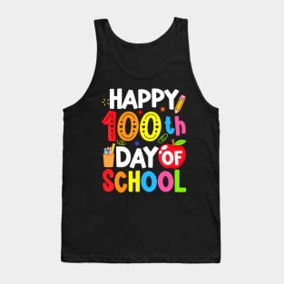 100 Days Of School Teacher And Student Tank Top